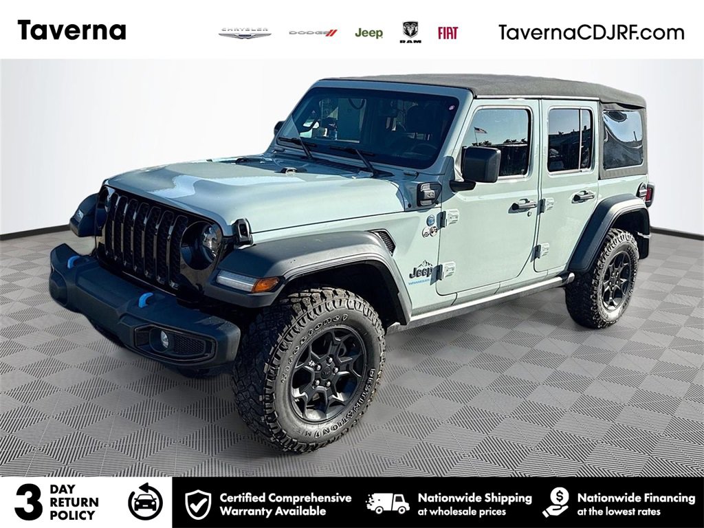 Used 2023 Jeep Wrangler Unlimited w/ Cold Weather Group