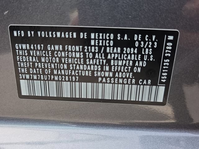 Certified 2023 Volkswagen Jetta SE w/ Panoramic Sunroof Package FWD image 25