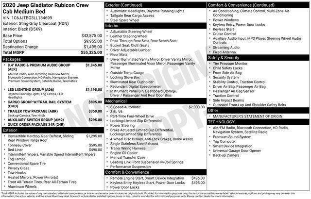 Used 2020 Jeep Gladiator Rubicon image 6