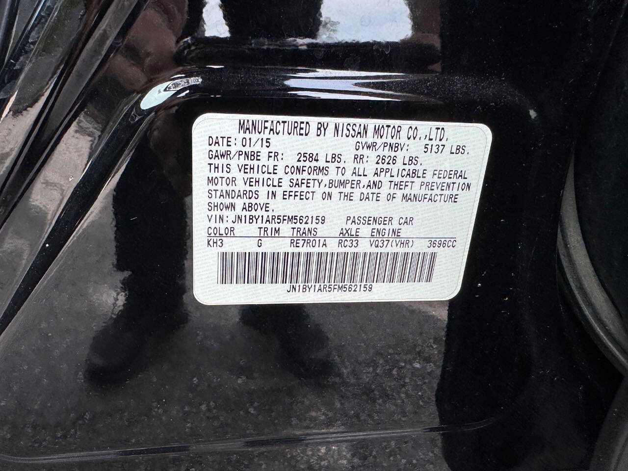 Used 2015 INFINITI Q70 3.7 AWD/4WD image 51