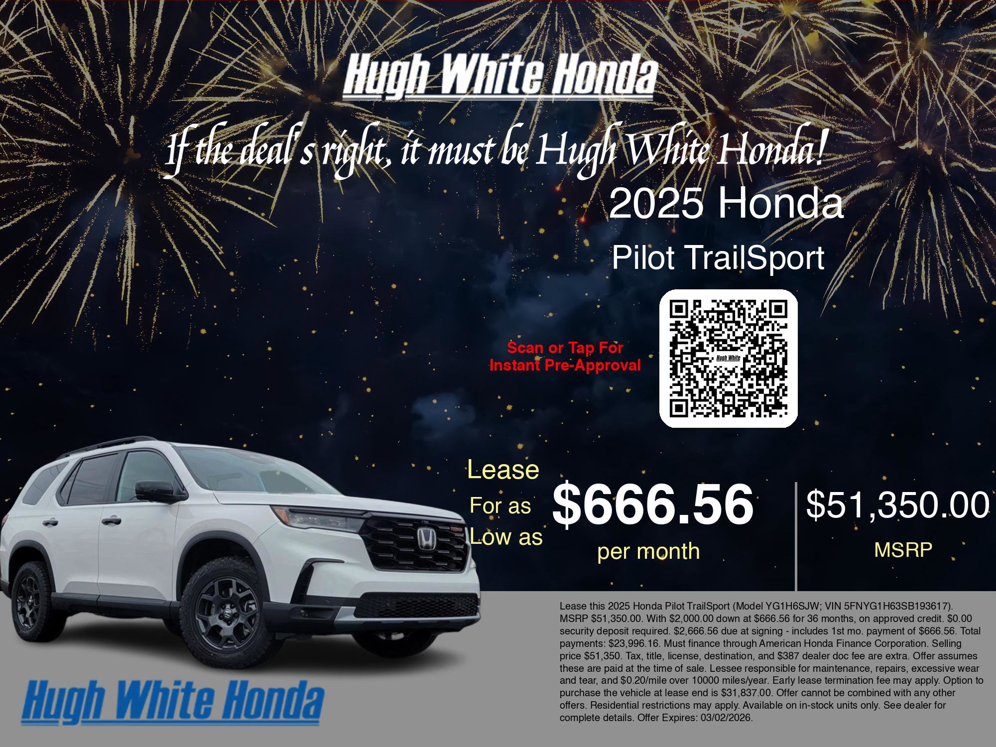 New 2025 Honda Pilot TrailSport image 3