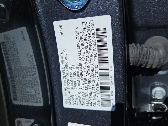 Certified 2025 Honda Accord SE image 16