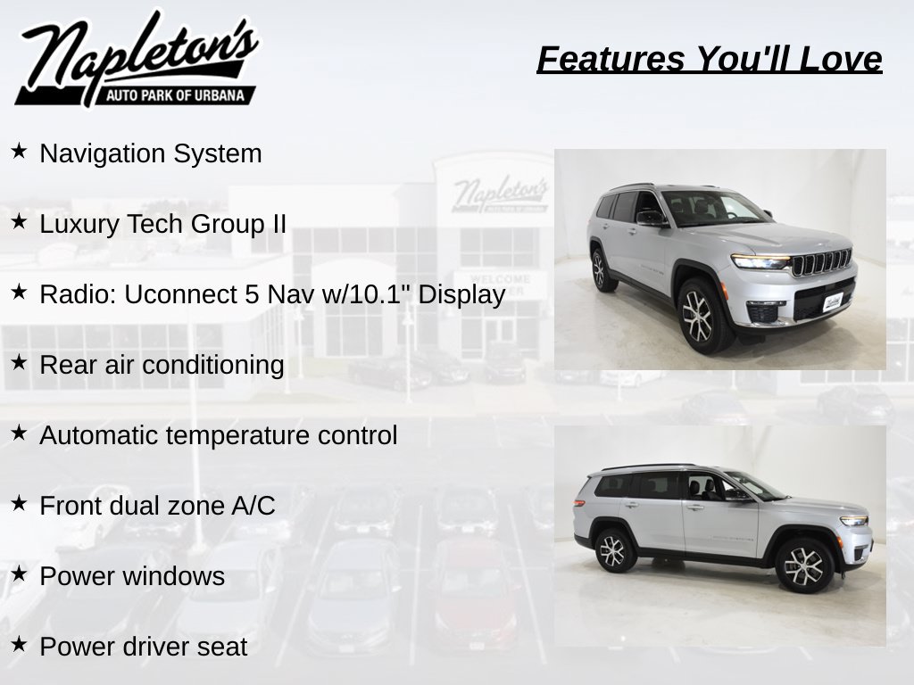 Used 2024 Jeep Grand Cherokee L Limited w/ Luxury Tech Group II AWD/4WD image 8