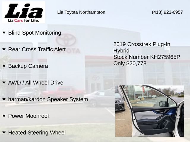 Used 2019 Subaru Crosstrek Hybrid w/ Moonroof Package w/Navigation image 14