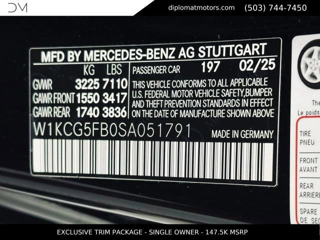 Used 2025 Mercedes-Benz EQS AMG 4MATIC image 48