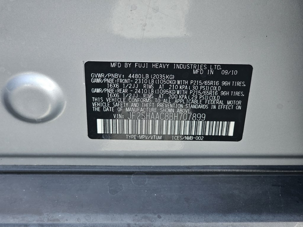 Used 2011 Subaru Forester 2.5X AWD/4WD image 27