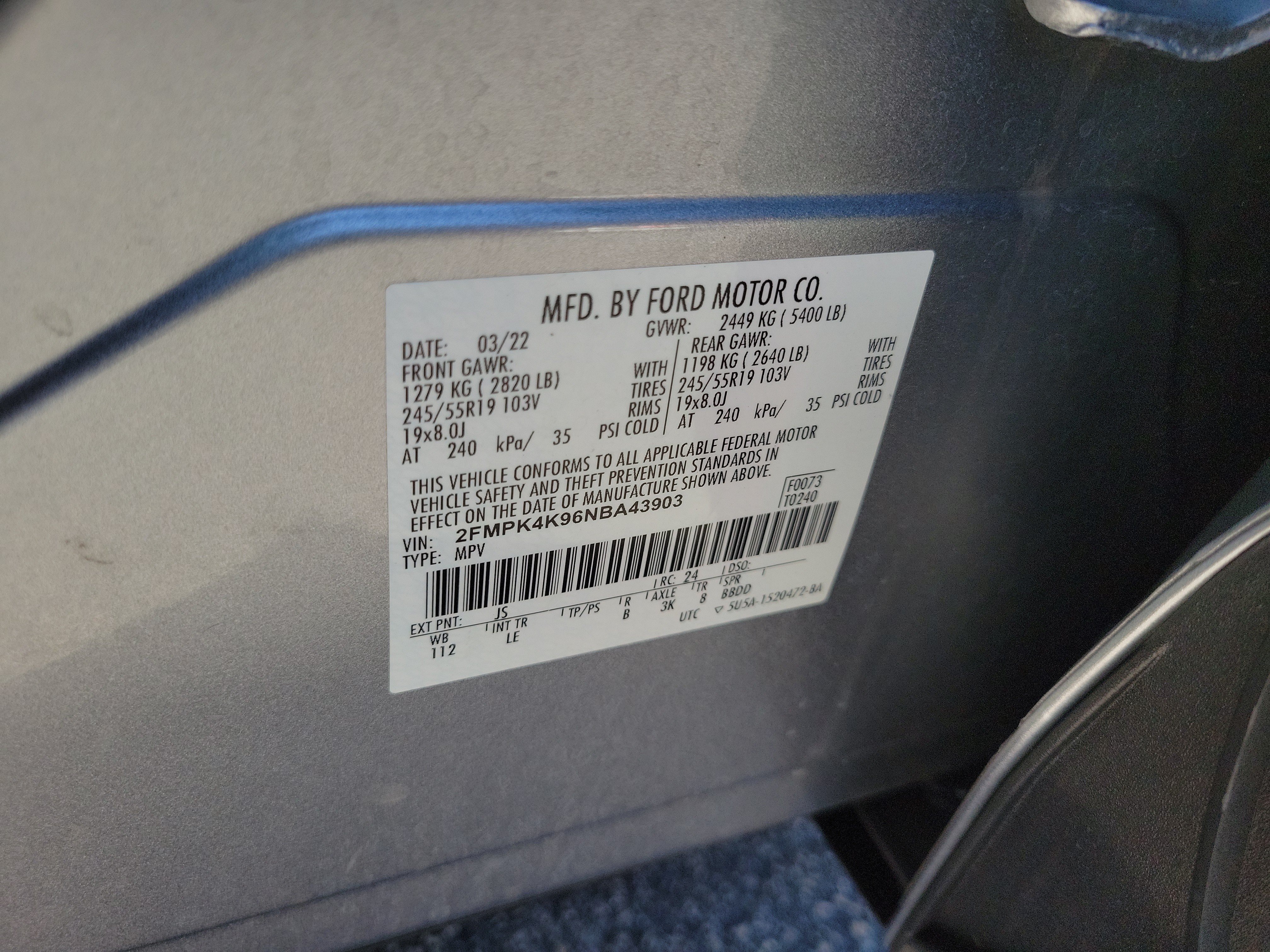 Used 2022 Ford Edge Titanium AWD/4WD image 30