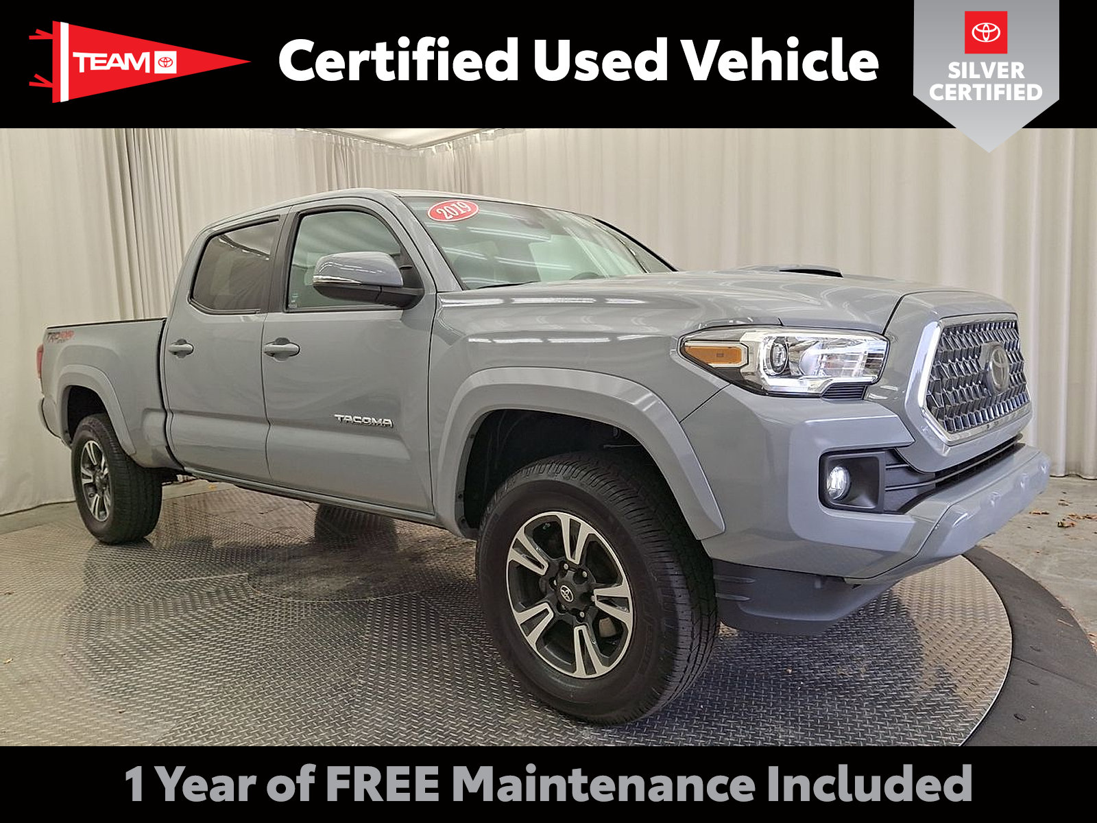 Certified 2019 Toyota Tacoma TRD Sport AWD/4WD image 1