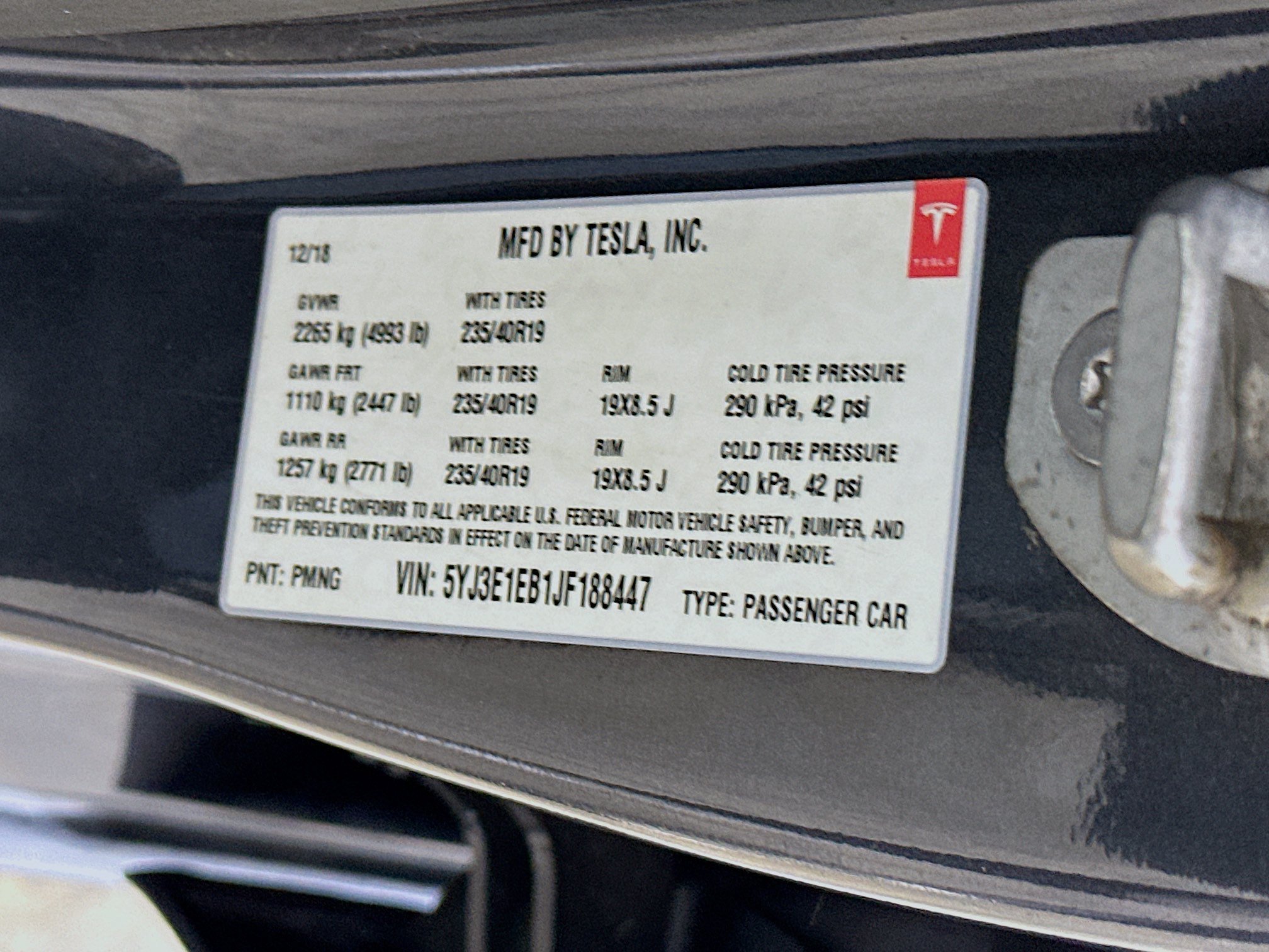 Used 2018 Tesla Model 3 Long Range AWD/4WD image 12