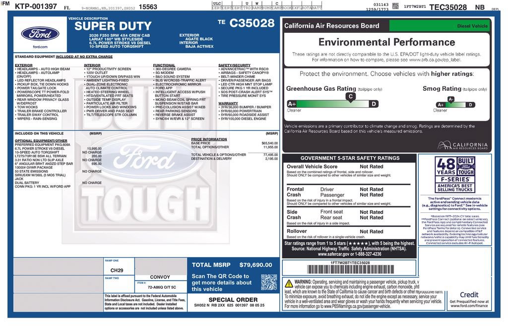Used 2026 Ford F250 Lariat AWD/4WD image 33