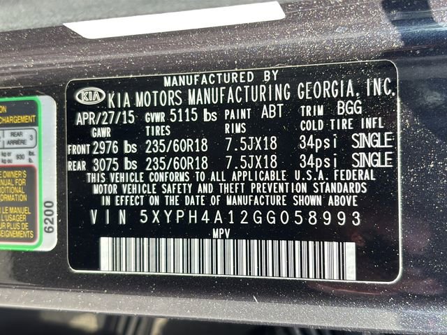 Used 2016 Kia Sorento EX w/ EX Touring Package image 27