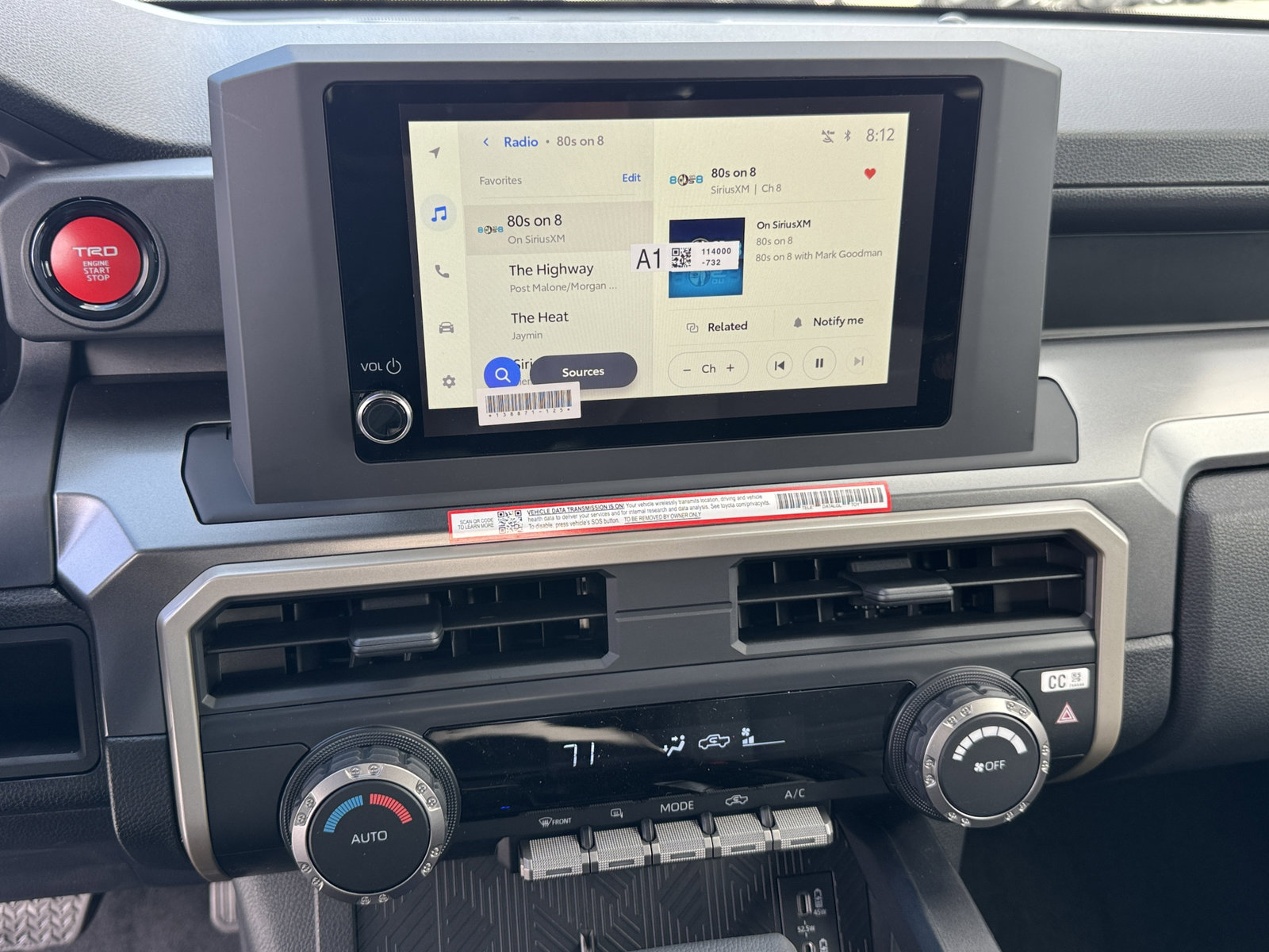 New 2026 Toyota Tacoma TRD Off-Road AWD/4WD image 20