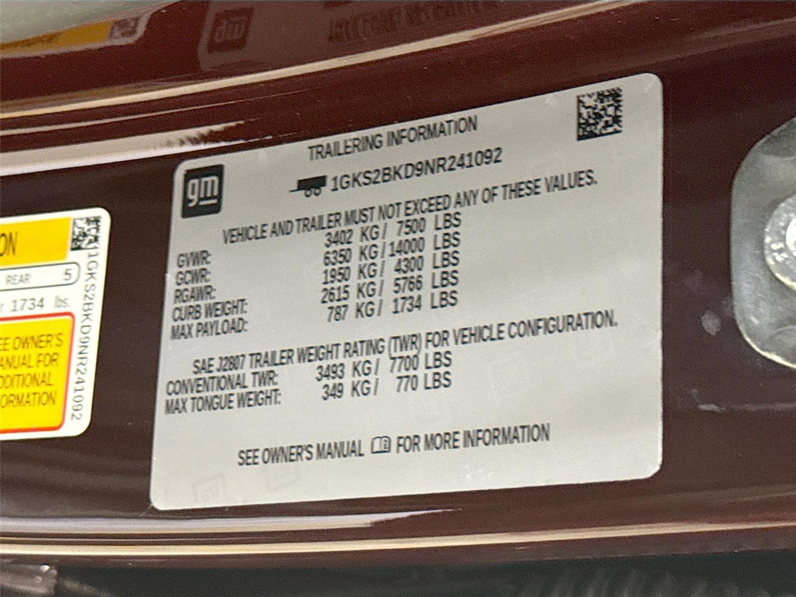 Used 2022 GMC Yukon SLT w/ SLT Luxury Package AWD/4WD image 35