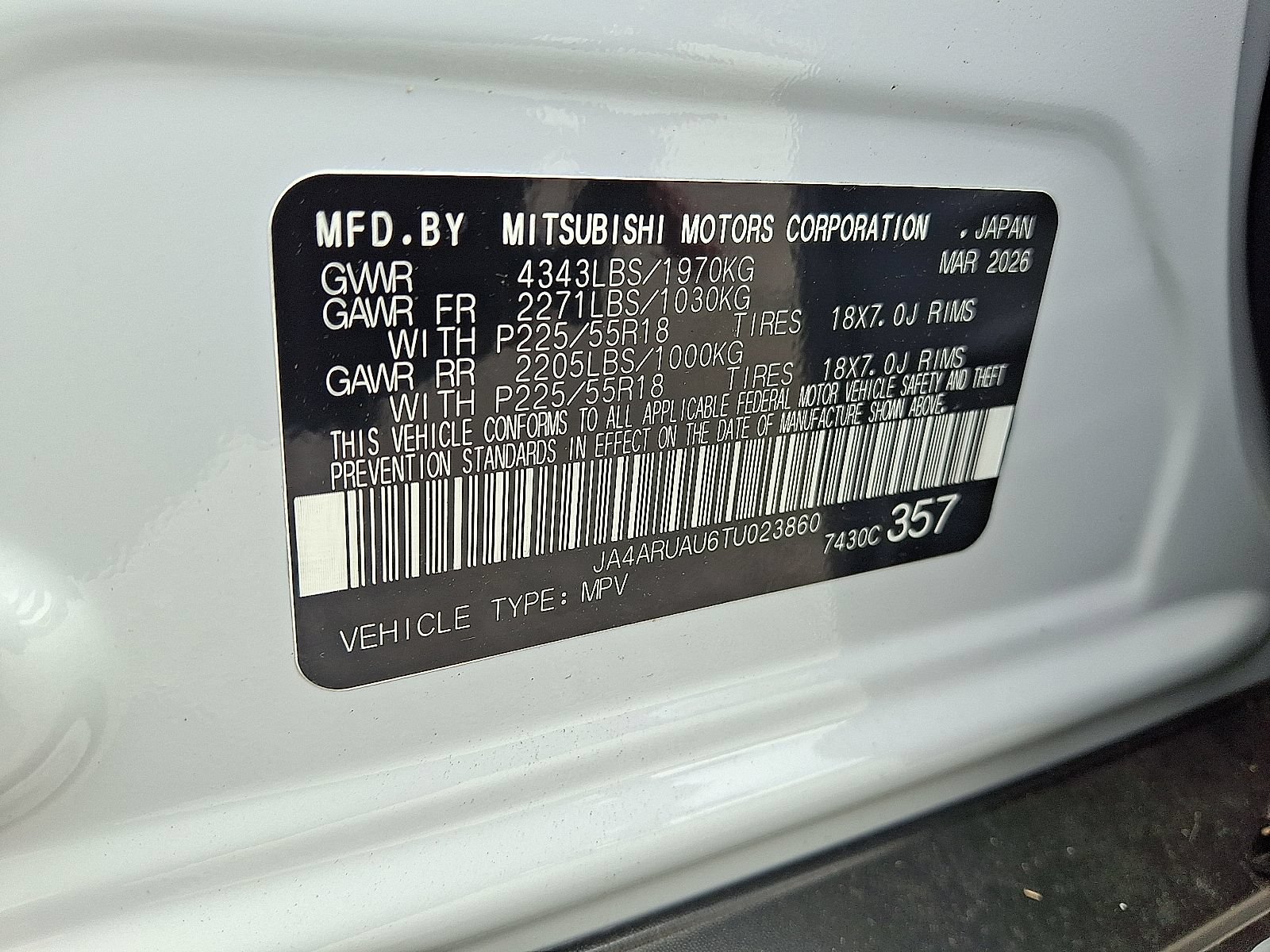 New 2026 Mitsubishi Outlander Sport ES AWD/4WD image 21