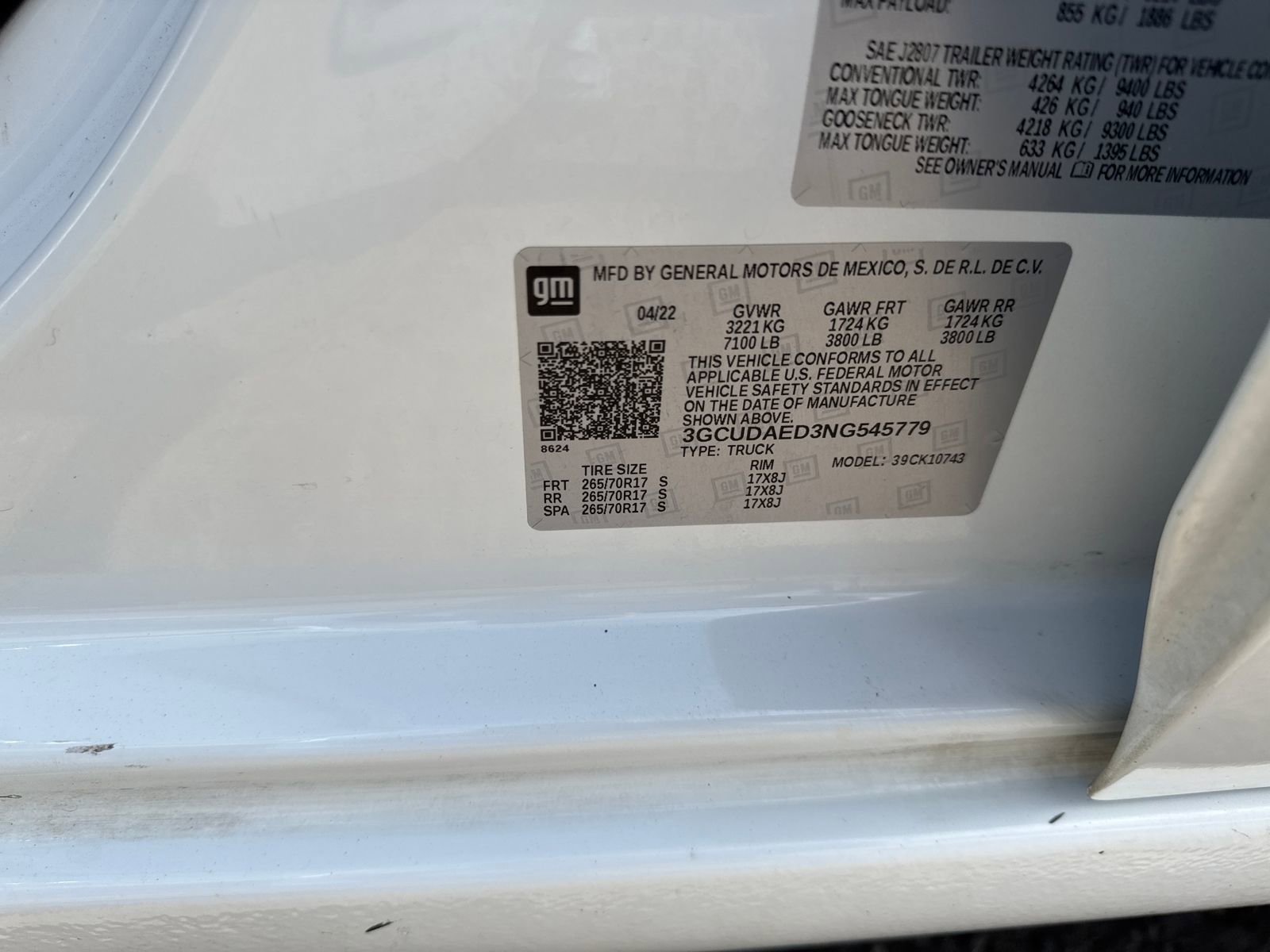 Used 2022 Chevrolet Silverado 1500 W/T w/ Trailering Package AWD/4WD image 30