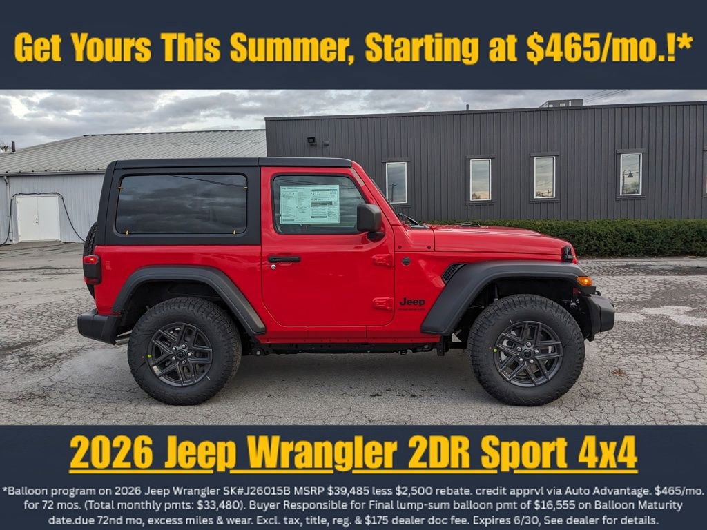 New 2026 Jeep Wrangler Sport AWD/4WD image 2