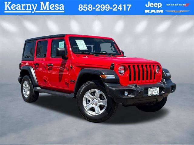 Certified 2023 Jeep Wrangler Unlimited Sport AWD/4WD image 1