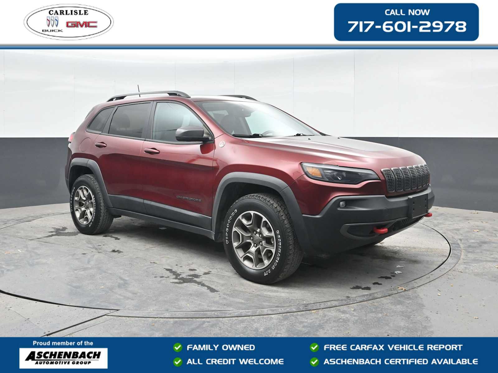 Used 2021 Jeep Cherokee Trailhawk w/ Sun, Sound & Nav Group AWD/4WD image 1