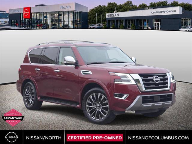 Certified 2024 Nissan Armada Platinum w/ Captain's Chairs Package