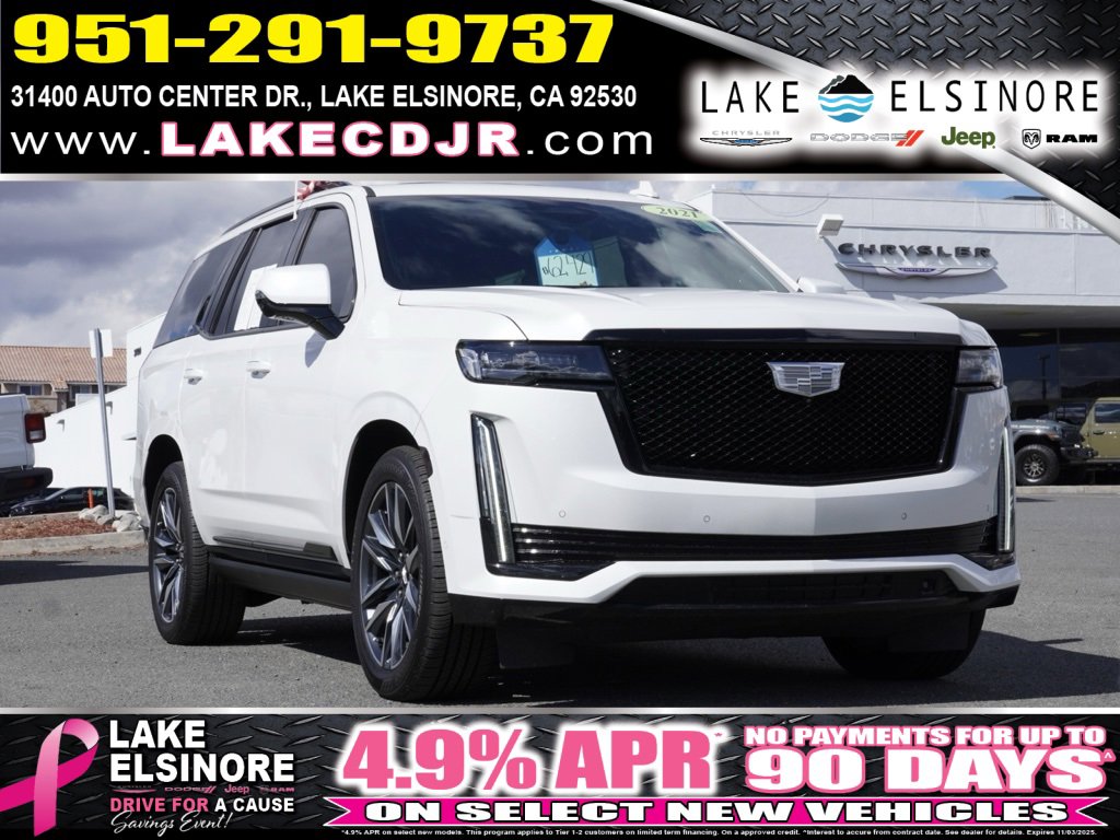 Used 2021 Cadillac Escalade Sport Platinum w/ Heavy-Duty Trailer Package