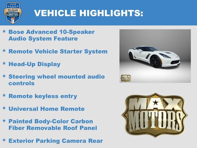 Used 2016 Chevrolet Corvette Z06 w/ 3LZ Preferred Equipment Group image 12