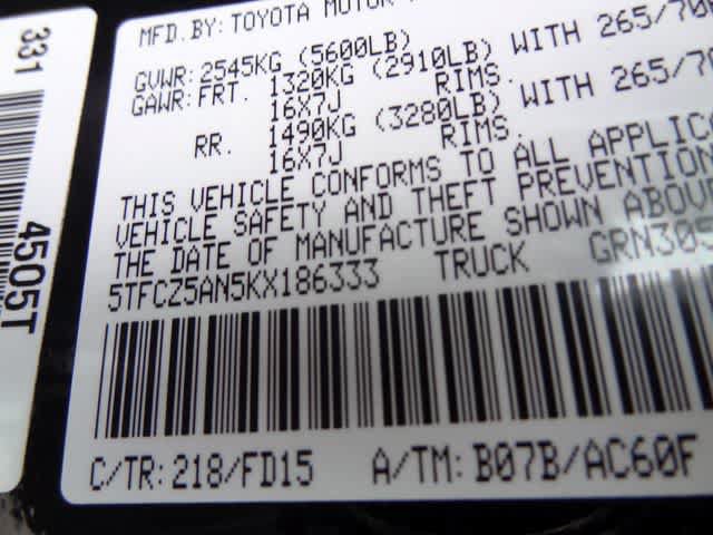 Used 2019 Toyota Tacoma TRD Off-Road w/ Technology Package AWD/4WD image 36