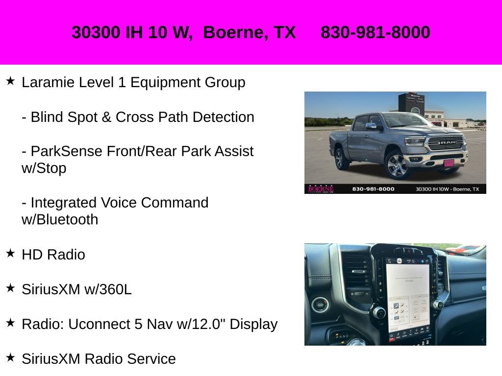 Used 2024 RAM 1500 Laramie AWD/4WD image 35