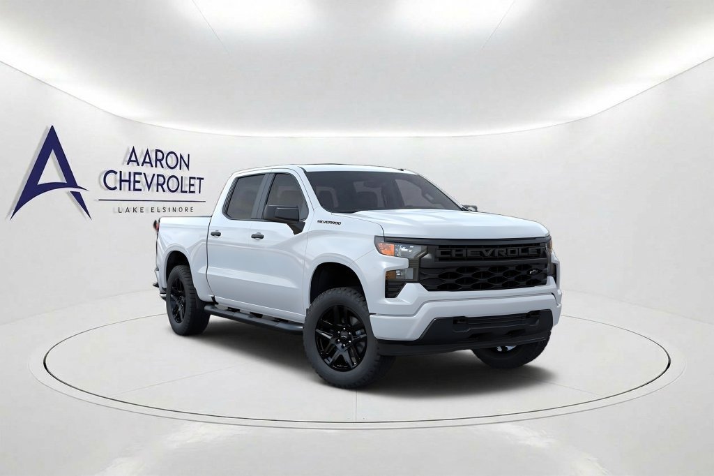 New 2026 Chevrolet Silverado 1500 Custom w/ Turbomax Blackout Package RWD image 7
