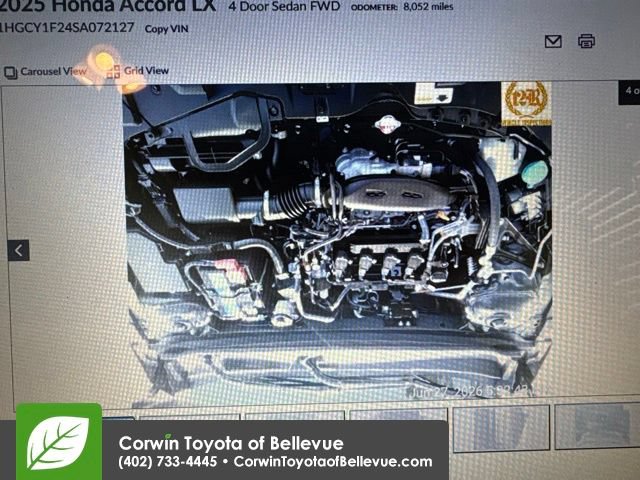 Used 2025 Honda Accord LX image 3