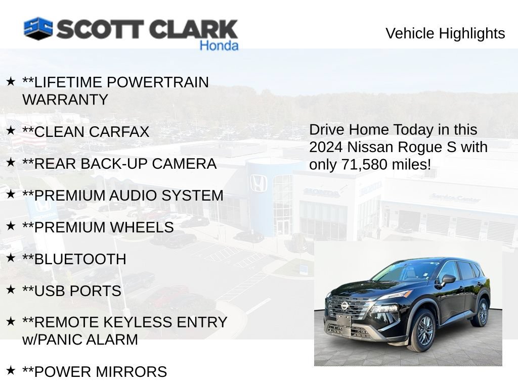 Used 2024 Nissan Rogue S AWD/4WD image 11