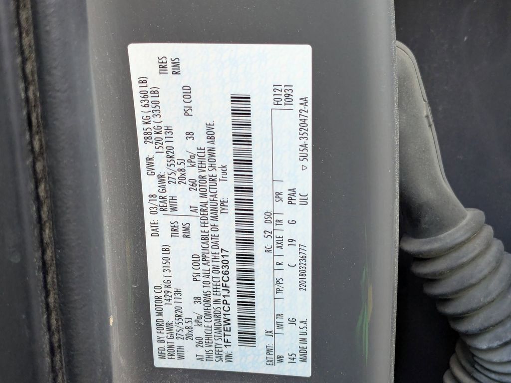 Used 2018 Ford F150 XL w/ Equipment Group 101A Mid RWD image 15