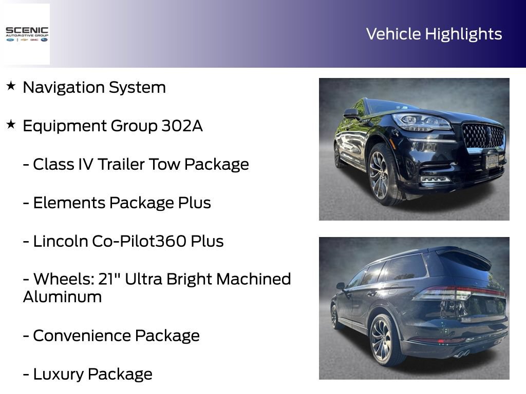 Used 2020 Lincoln Aviator Grand Touring w/ Equipment Group 302A AWD/4WD image 5