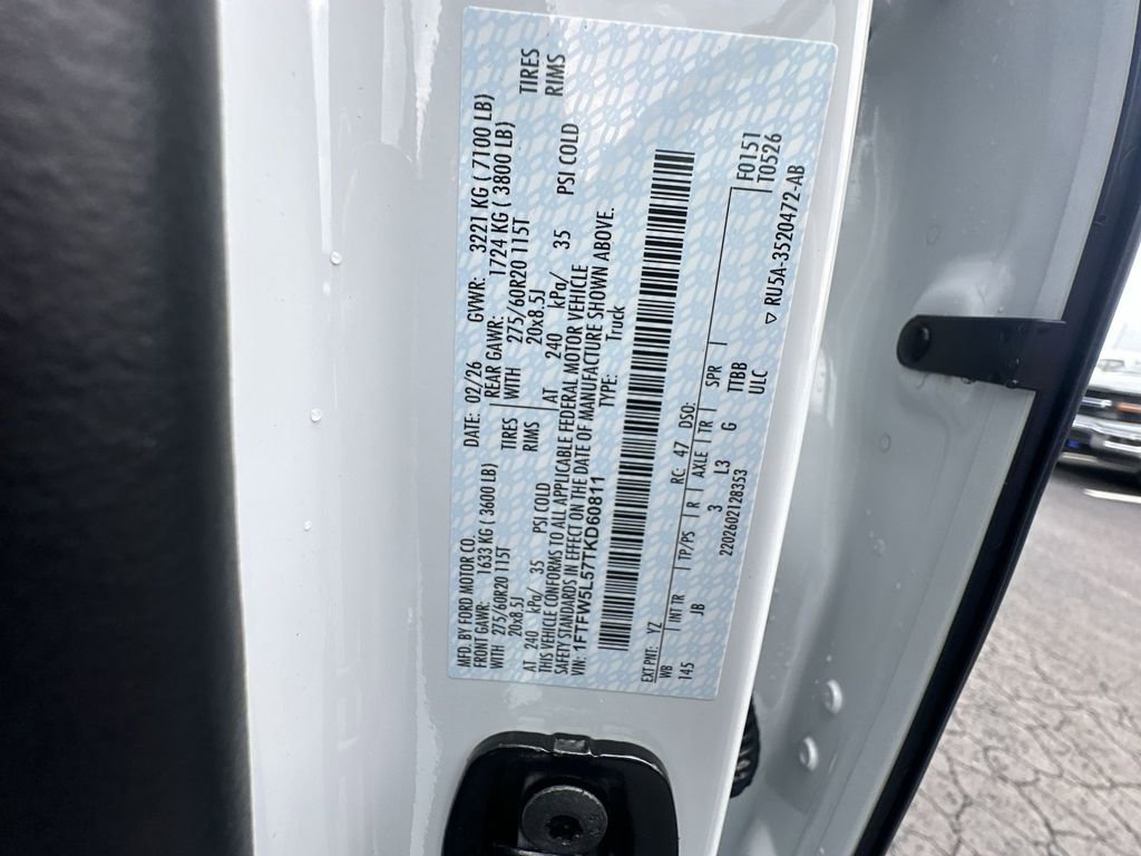 New 2026 Ford F150 Lariat w/ Equipment Group 501A Mid image 19