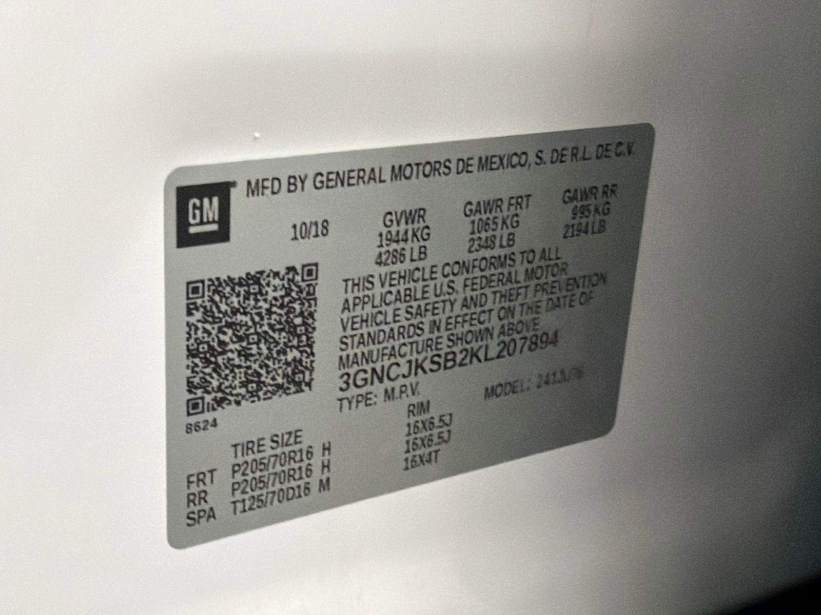 Used 2019 Chevrolet Trax LS w/ Tint and Cruise Package FWD image 32