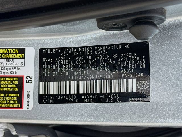 Used 2022 Toyota Camry XLE image 29