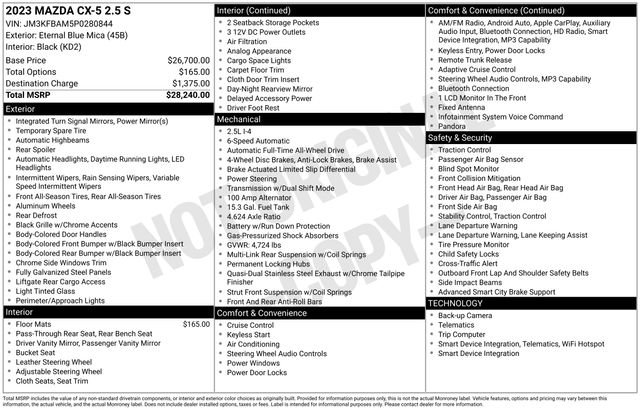 Used 2023 MAZDA CX-5 AWD 2.5 S image 36