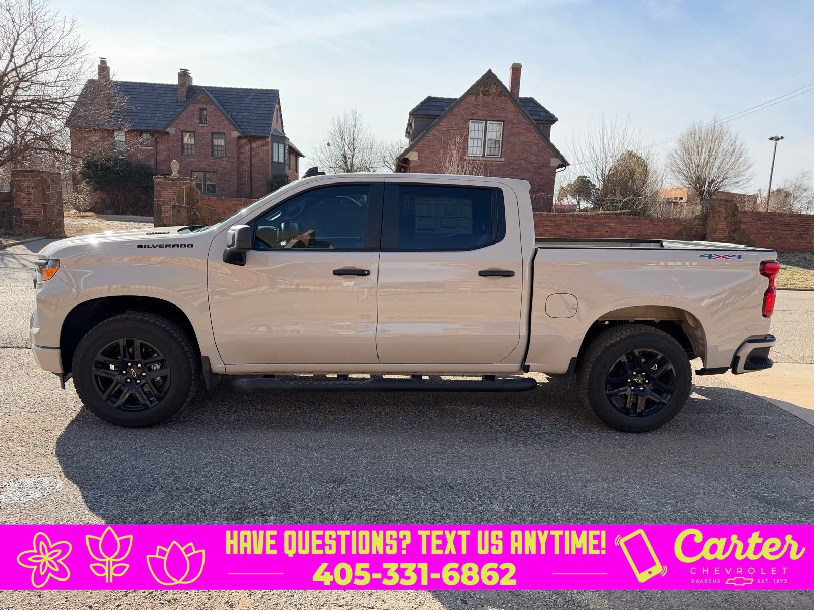 New 2026 Chevrolet Silverado 1500 Custom w/ Turbomax Blackout Package image 8