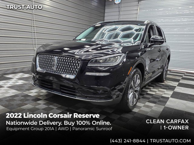 Used 2022 Lincoln Corsair Reserve w/ Equipment Group 201A