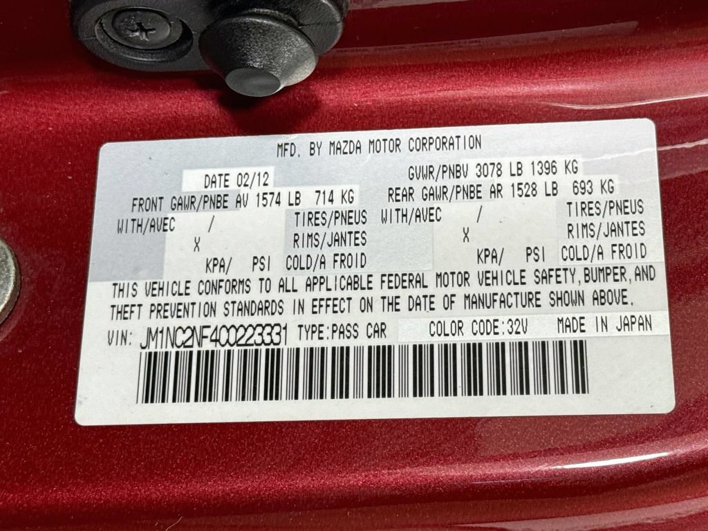 Used 2012 MAZDA MX-5 Miata Grand Touring RWD image 38