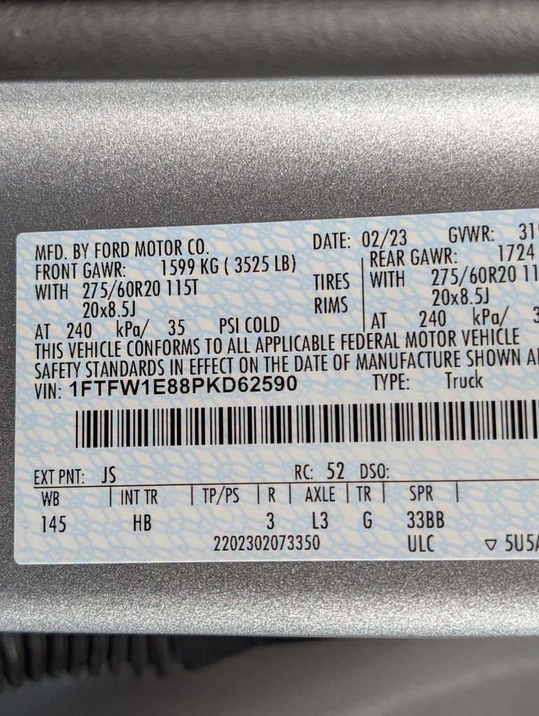 Certified 2023 Ford F150 Lariat AWD/4WD image 27