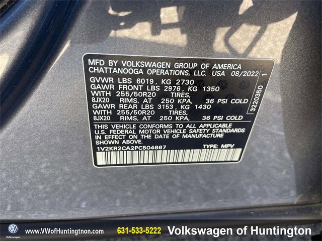 Certified 2023 Volkswagen Atlas SE w/ Panoramic Sunroof Package image 11