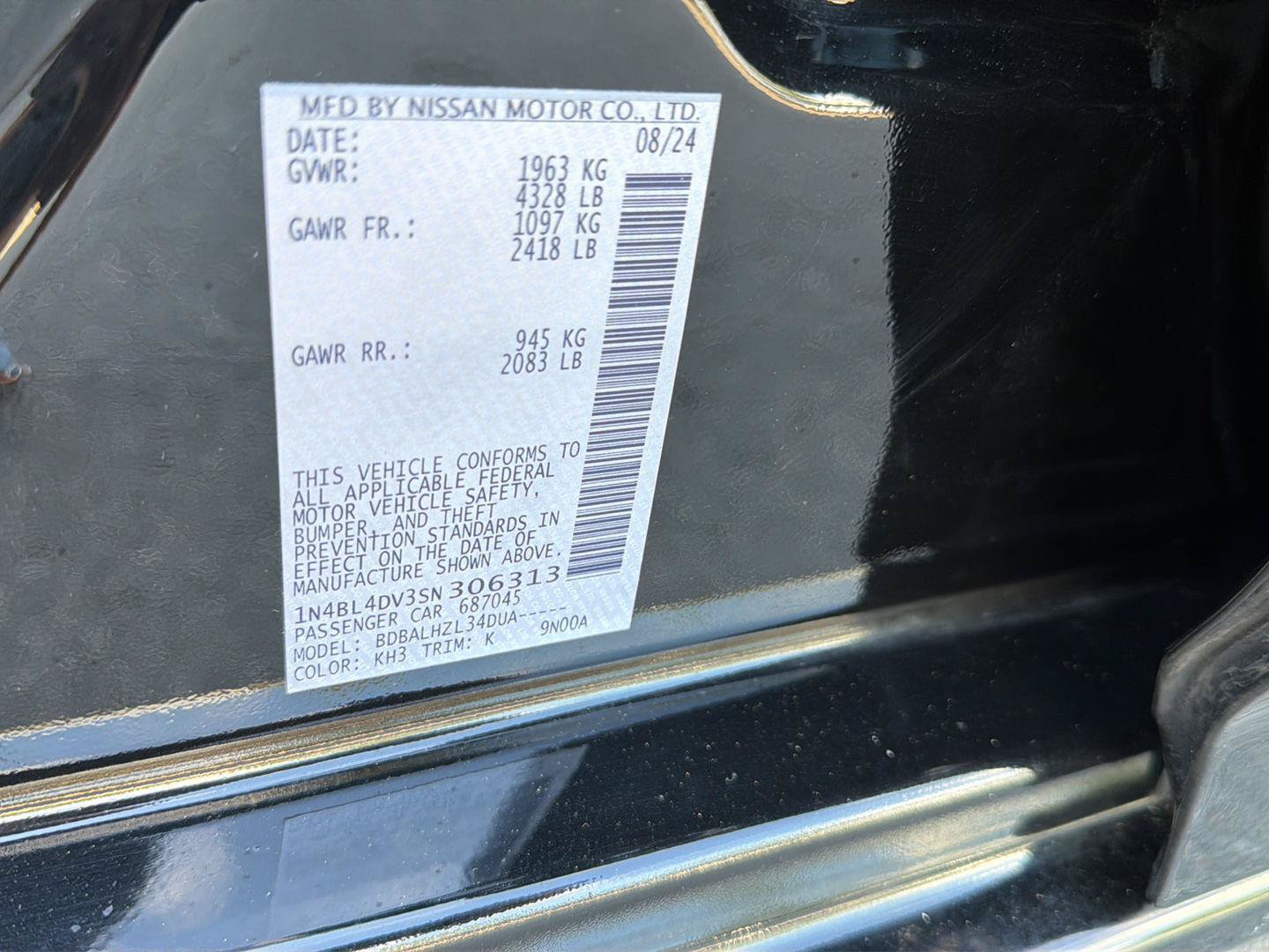 Used 2025 Nissan Altima 2.5 SV FWD image 40
