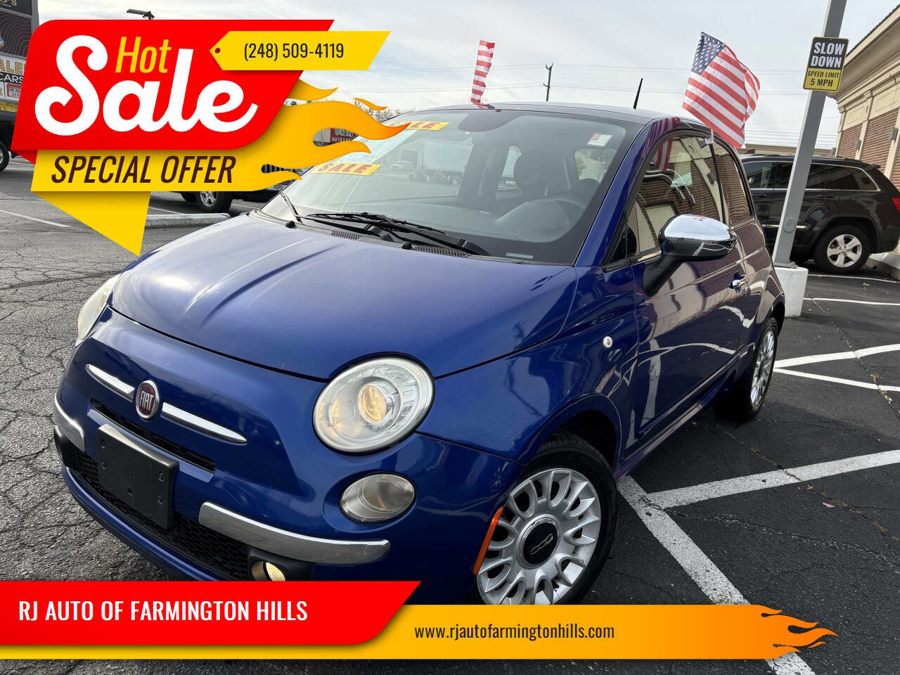 Used 2014 FIAT 500 Lounge w/ Luxury Leather Package image 1