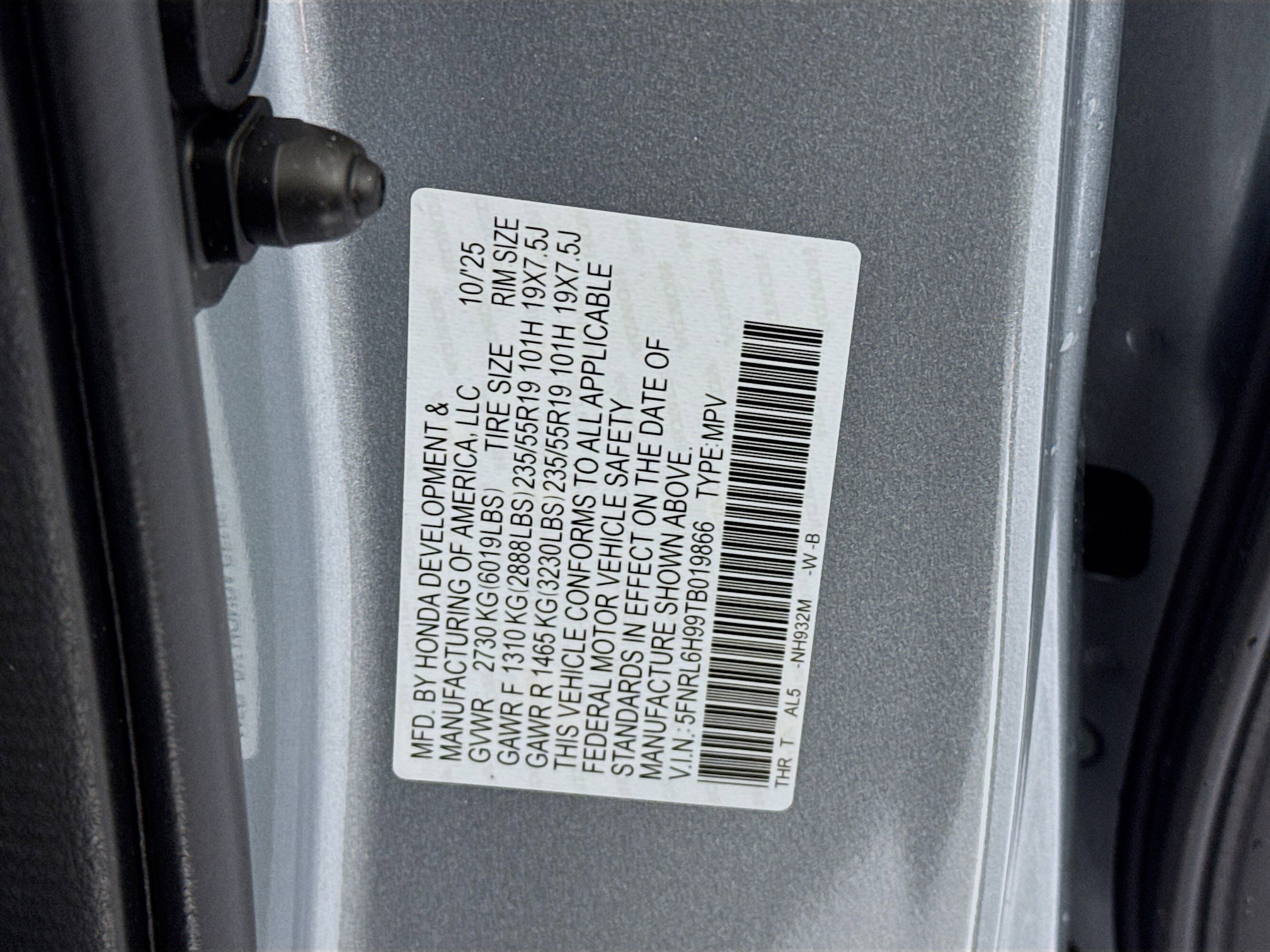 New 2026 Honda Odyssey Elite image 36