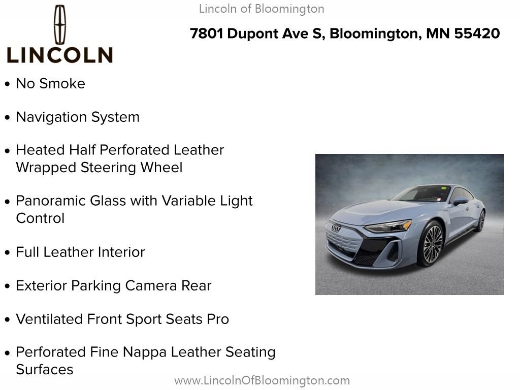Used 2025 Audi S e-tron GT Premium Plus AWD/4WD image 5