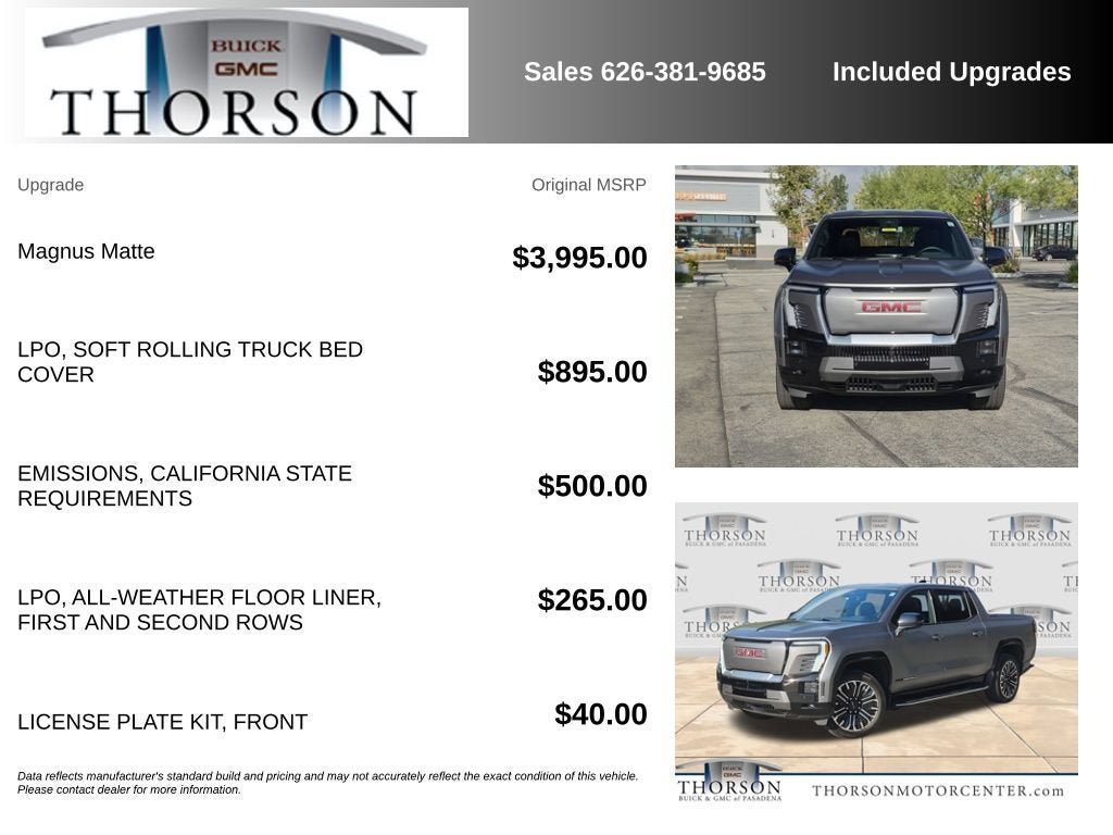 Used 2026 GMC Sierra EV Denali AWD/4WD image 7