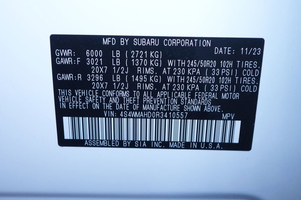 Used 2024 Subaru Ascent Onyx Edition image 45
