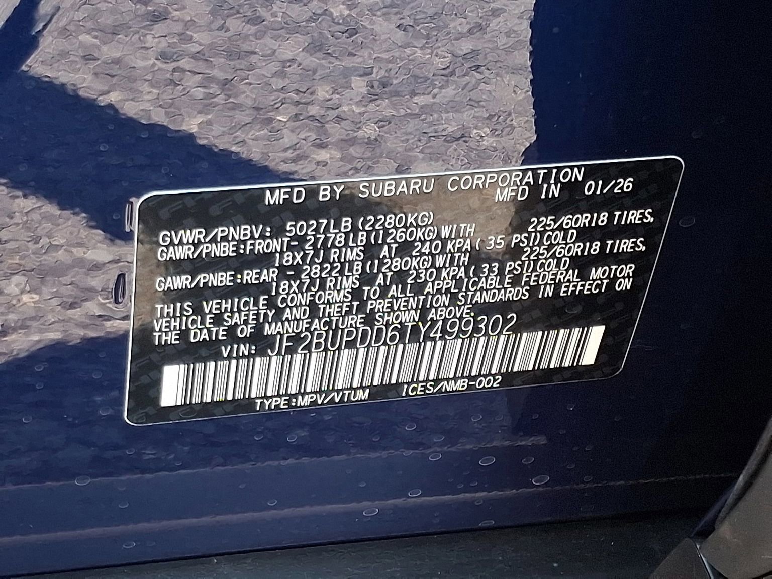 New 2026 Subaru Outback Limited image 12