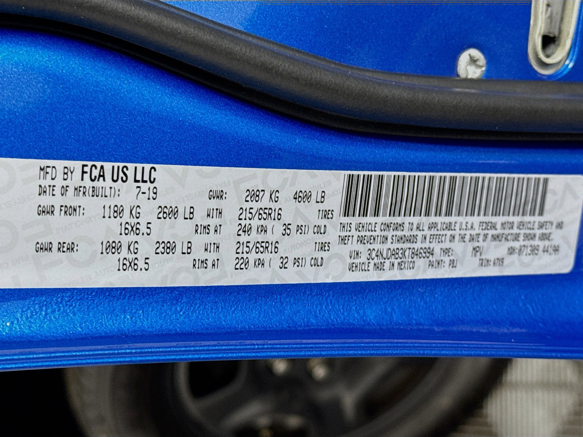 Used 2019 Jeep Compass Sport w/ Cold Weather Group image 73