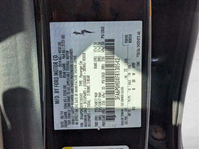 Used 2015 Ford Fusion SE w/ Equipment Group 202A image 14